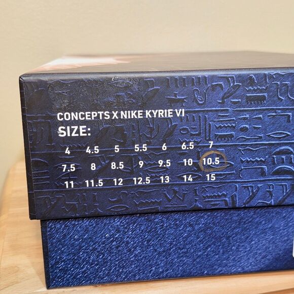 Nike X Concepts Kyrie 6 Kephri Pink Tint Guava Ice CU8879-600 Special Box 10.5 - Picture 9 of 9